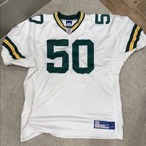 Reebok Green Bay Packers AJ Hawk Football Jersey